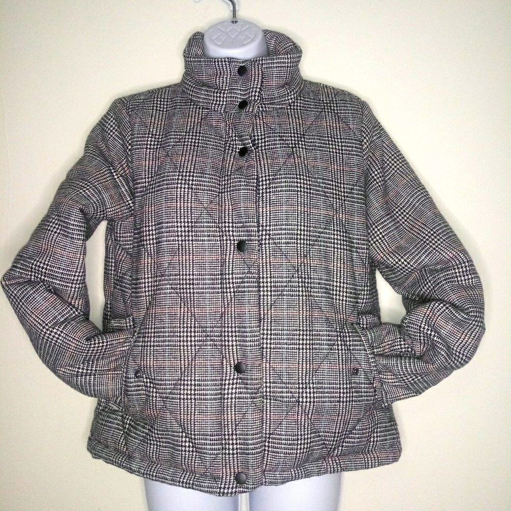 A new day fully lined plaid puffer jacket - Picture 11 of 15